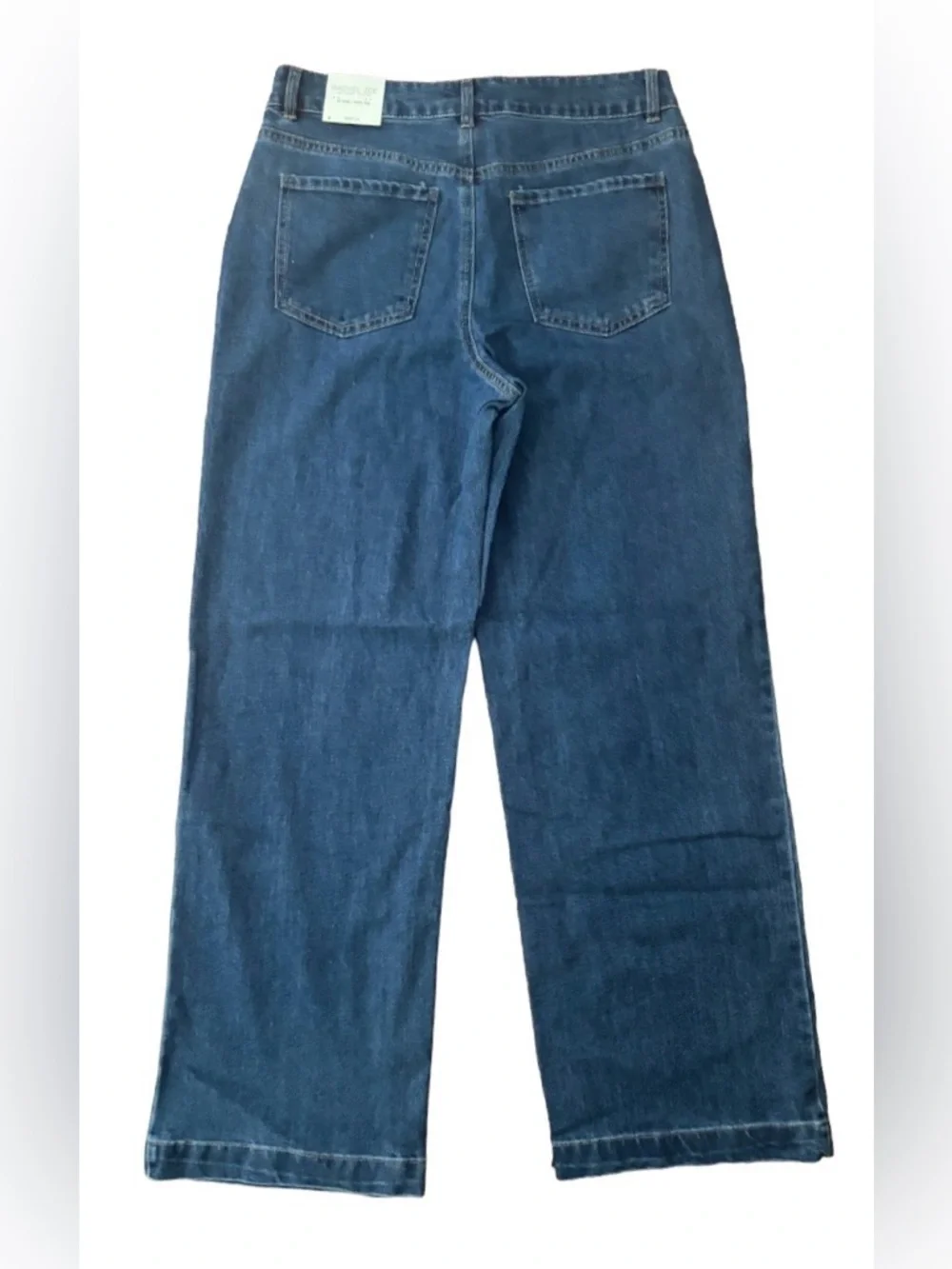 Rachel Zoe NWT hi ride wide leg dk wsh blu jns SZ 10 preppy casual